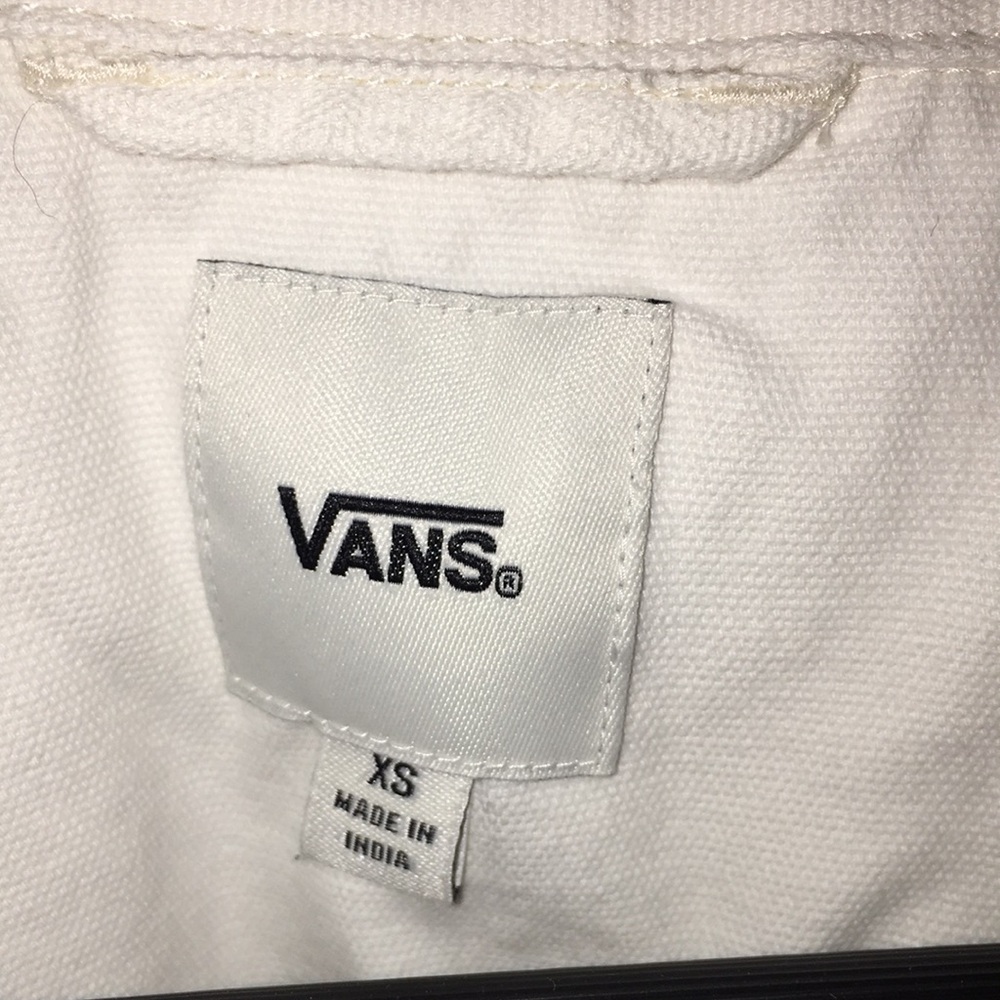 Vans White Denim Jacket | Size XS - Picture 3 of 5